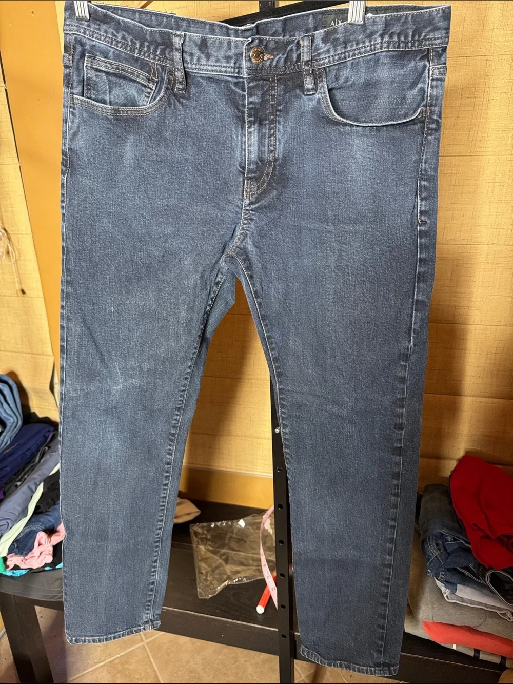 Armani Exchange A|X J13 Slim Fit Stretch Jeans Men’s Size 32 Dark Wash Denim